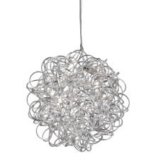 Tangled Aluminium 6 Light Ceiling Pendant