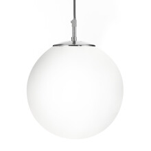 Shiny Opal Ball Satin Silver Suspension Adjustable