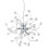 Searchlight 12 Light Chrome Pendant With Crystal Ball Trim 1