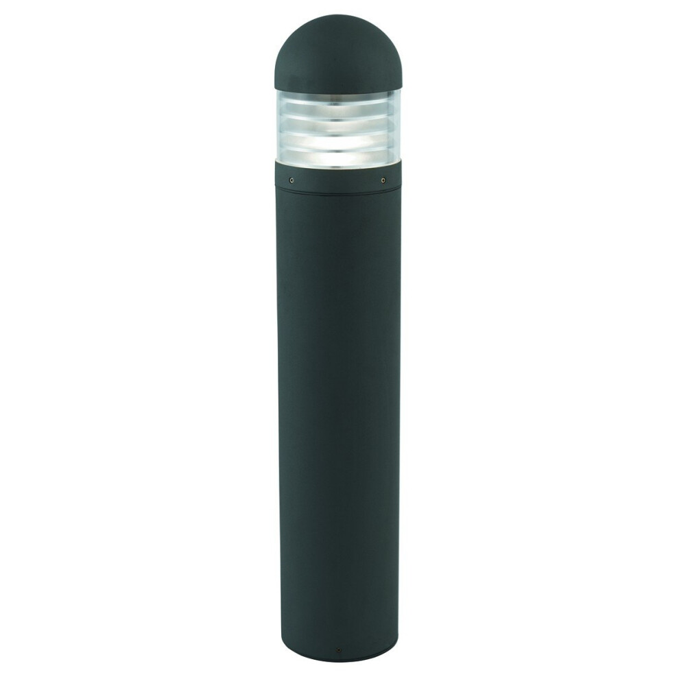 Post Lamp Black Finished Bollard Light 90cm IP65 Rated