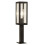 Searchlight Outdoor 1 Light Rectangle Head Post In Black 1