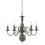 Searchlight 5 Arm Textured Grey Steel Ceiling Pendant 1
