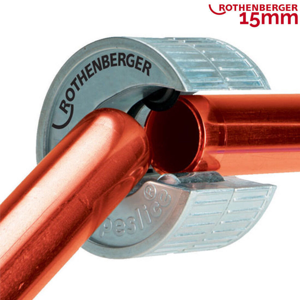 (15Mm) Rothenberger 15-22Mm Pipe Cutter Pipeslice Copper Metal 5013121888018