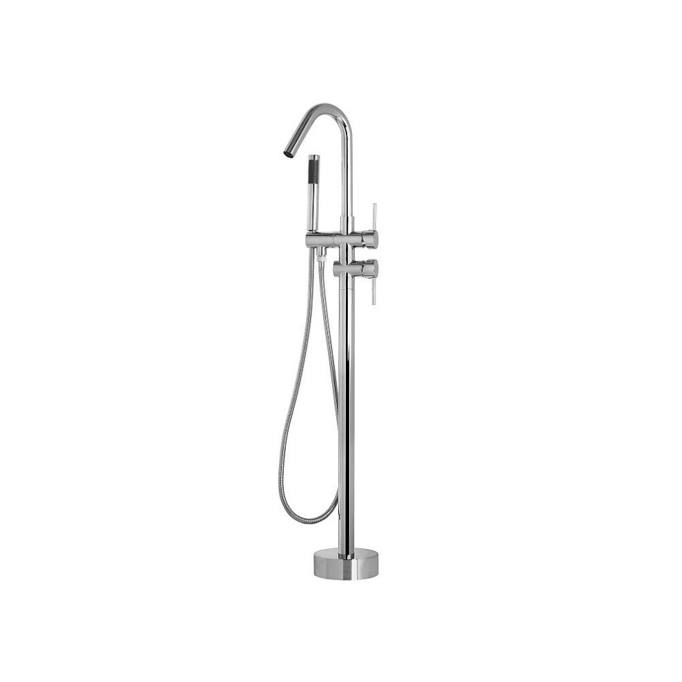 Freestanding-Bath-Shower - Faucet - Heavy - Chrome - Glossy  chrome - VICTORIA