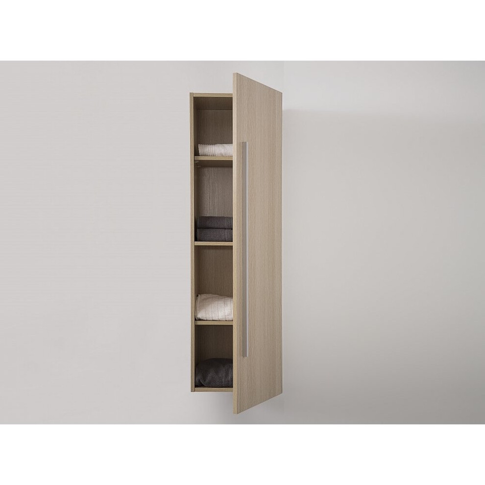 Bathroom Cabinet - Side Cabinet - Bathroom Furniture - Soft Closing Hinges - Beige - MATARO