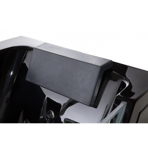 Beliani Black Whirlpool Bath SAMANA 1