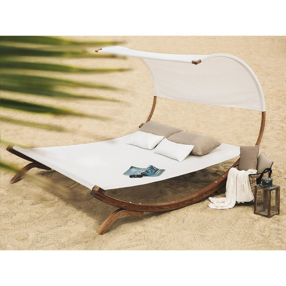 Double Hammock with Stand - Beige TERAMO
