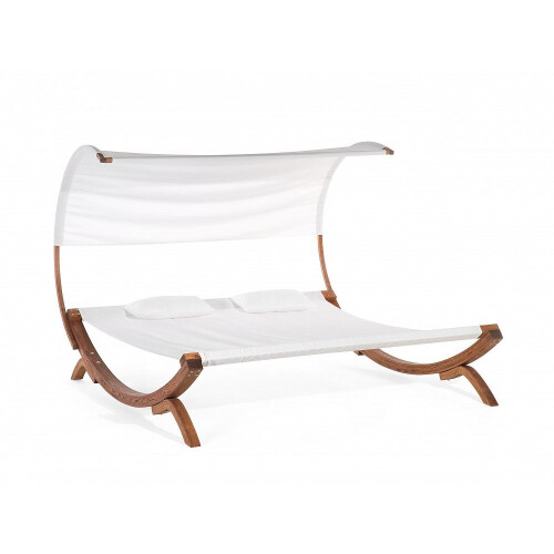 Beliani Double Hammock with Stand - Beige TERAMO 1