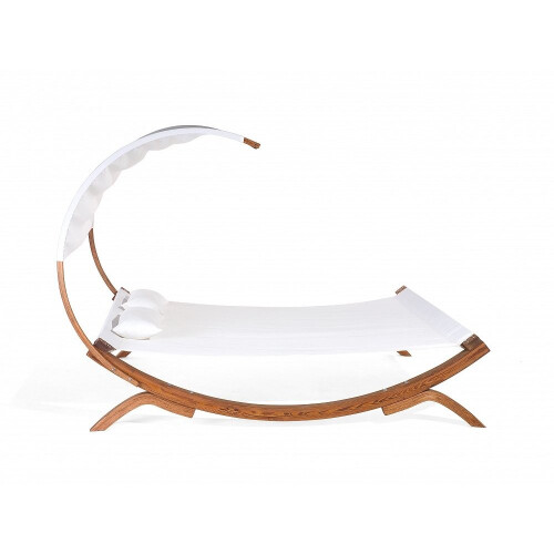 Beliani Double Hammock with Stand - Beige TERAMO 2