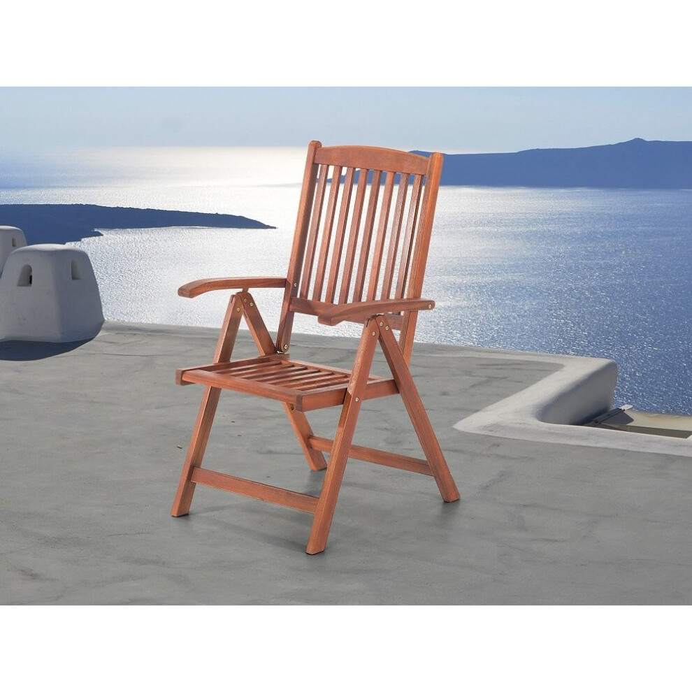 Solid Wooden Garden Chair - Adjustable Backrest -TOSCANA