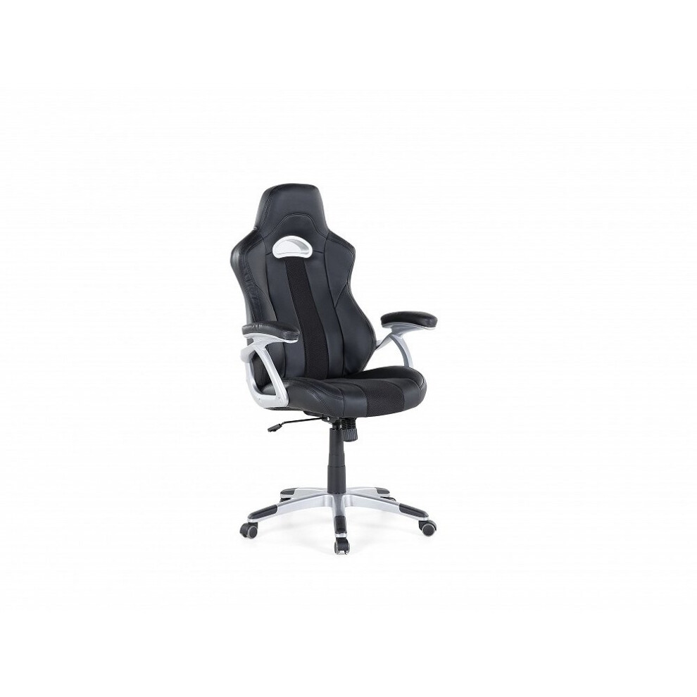 Office chair - Computer chair - Swivel - Synthetic leather - Black - ADVENTURE