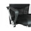 Beliani Beliani Design Black Leather Adjustable Office Chair 3