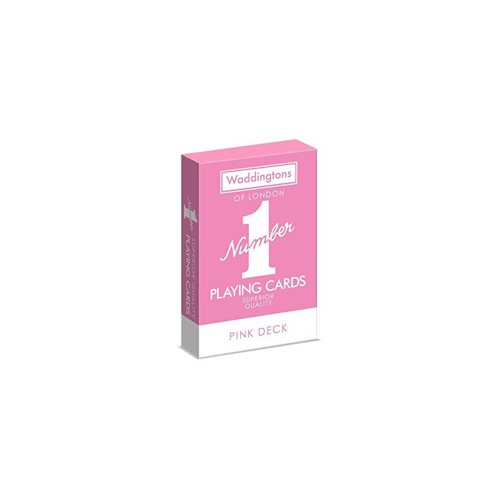 PINK - Waddingtons no.1 playing cards