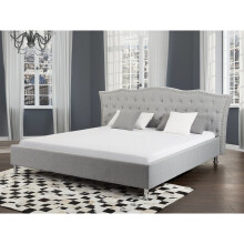 (Grey, Yes) Super kingsize bed - - METZ