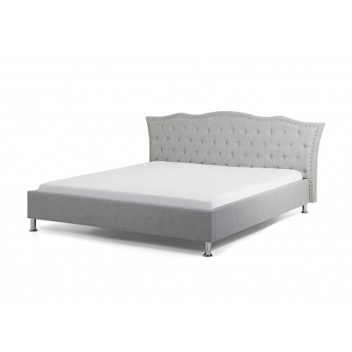 Beliani (Grey, Yes) Super kingsize bed -  - METZ 1