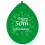 Balloon pk10 22cm H 50th Bday 1