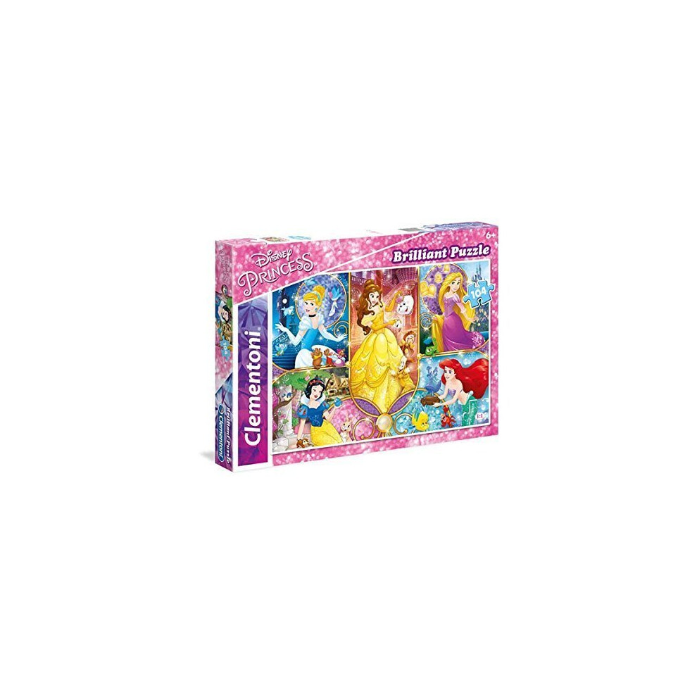 Photos - Jigsaw Puzzle / Mosaic Clementoni Brilliant 104 pcs - Princess -  20140 