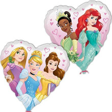 Disney Princess Heart Standard Foil Balloons