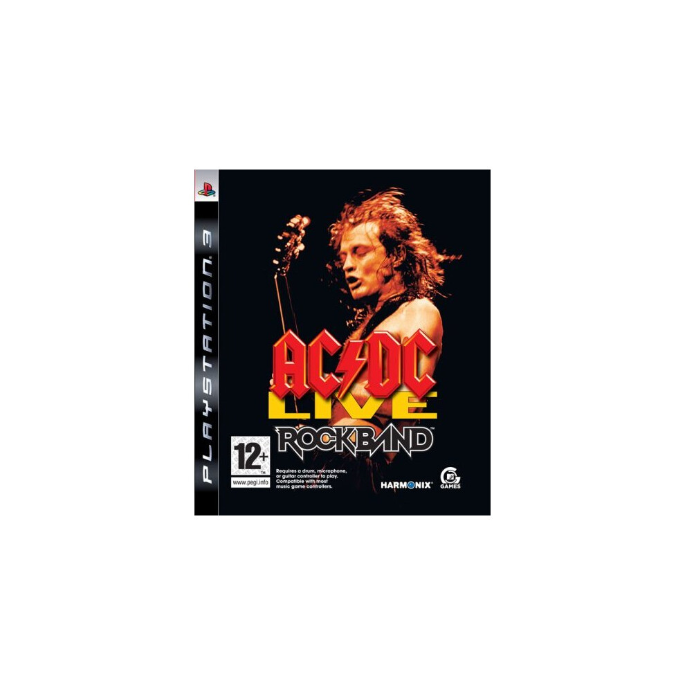 Ac/Dc Live: Rockband (Ps3) 5030930072469