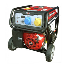 SENCI SC8000-II GENERATOR 7.0kW, Electric Start, Wheel Kit - Petrol Frame Mounted