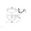 Compact Bathroom Cloakroom Basin Sink Wall Hung with Fixings 3