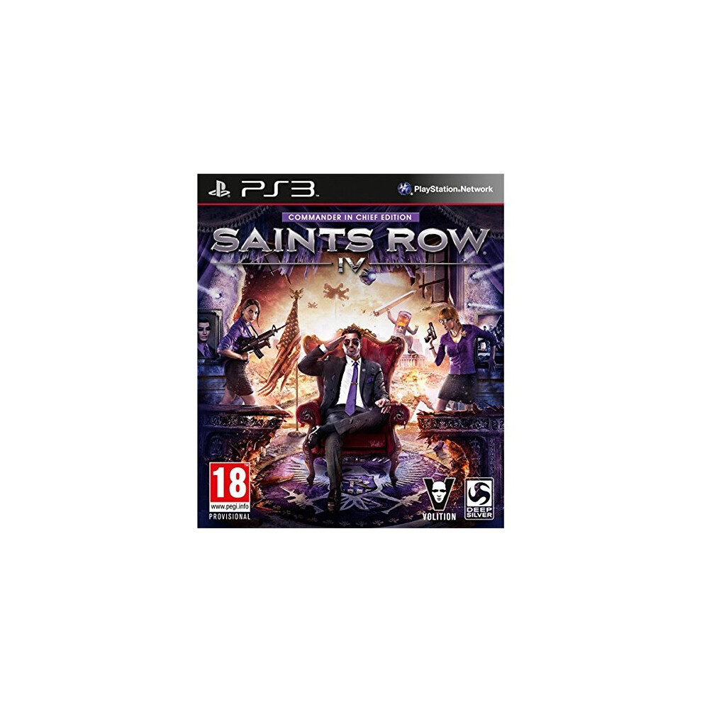 Saints Row Iv Commander In Chief Edition Ps3 4020628905620