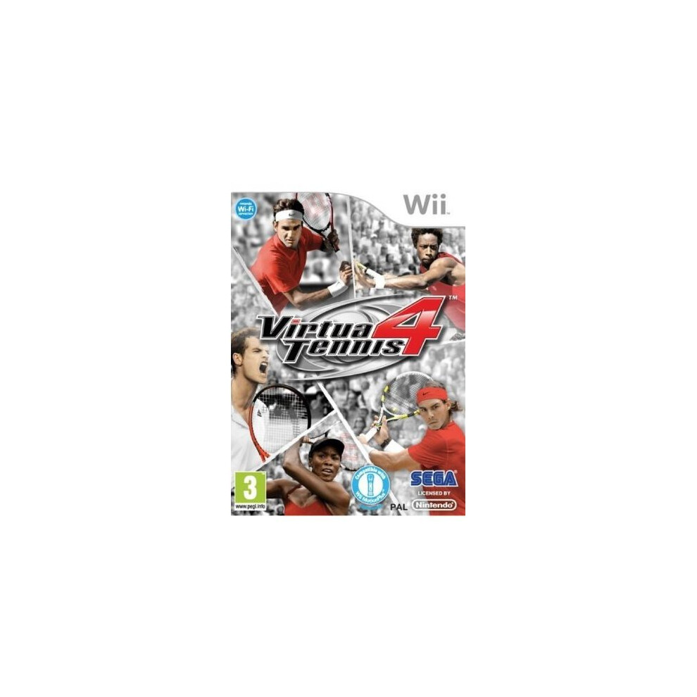 Virtua Tennis 4 (Wii)) 5055277011049