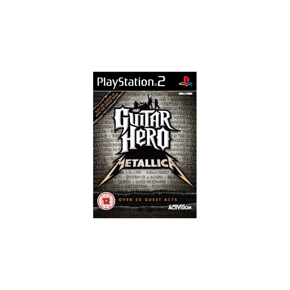 Guitar Hero: Metallica - Game Only (Ps2) 5030917068102