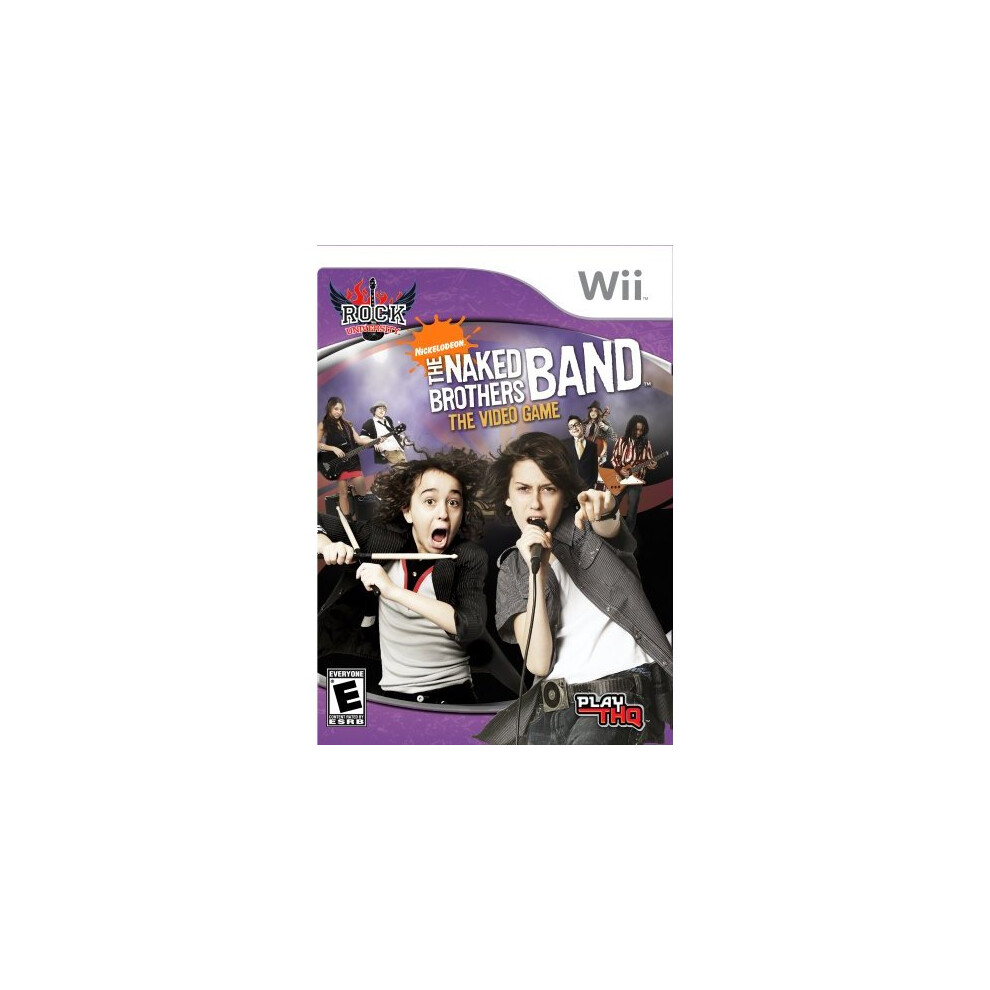 Wii - Rock University: Naked Brothers Video Game / Game 785138301600