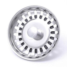 McAlpine Kitchen Sink Strainer Waste With Stemball Peg