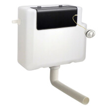 FAC001 Dual Flush Concealed Toilet Cistern – Front & Side Access, 6/4L, WRAS, Chrome Push Button, Durable