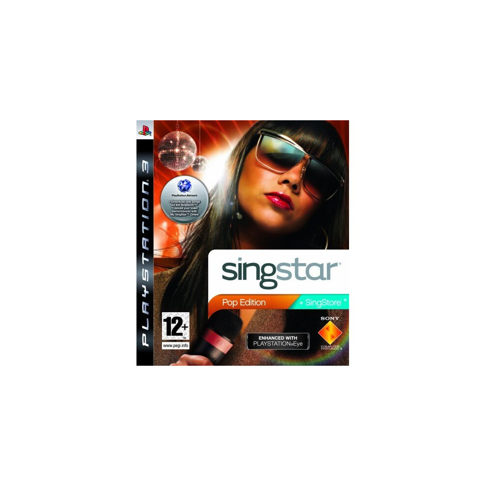 Singstar Pop Edition - Playstation Eye Enhanced (Ps3) 711719149941