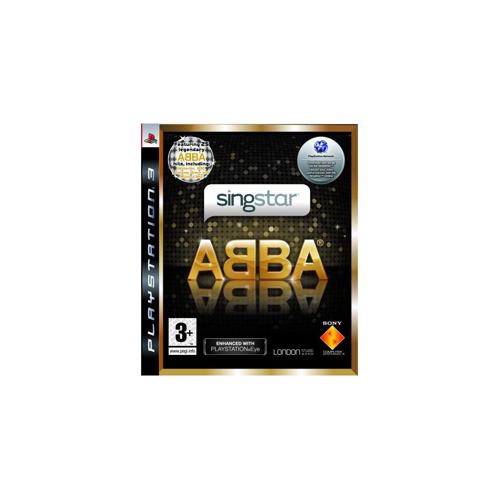 Singstar Abba - Playstation Eye Enhanced (Ps3) 711719778950