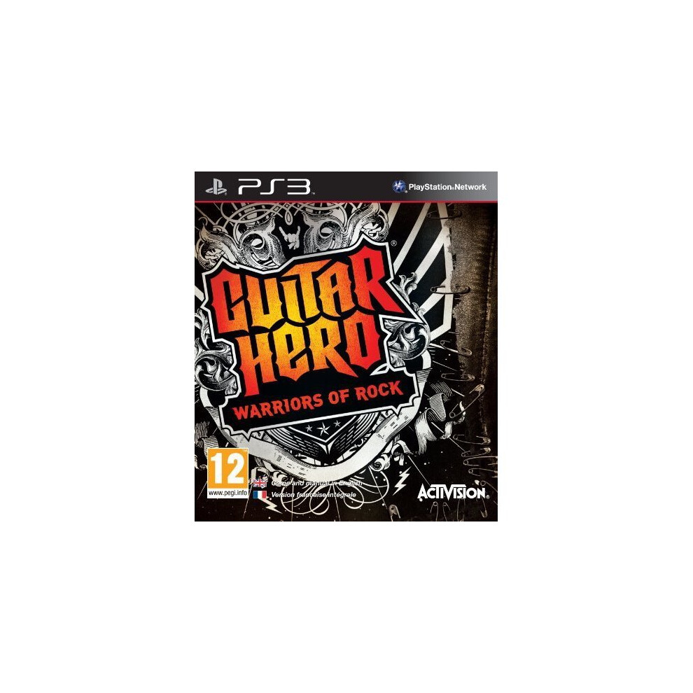 Guitar Hero 6: Warriors Of Rock - Game Only (Ps3) 5030917088148