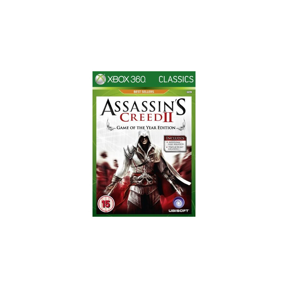 Assassins Creed Ii: Game Of The Year - Classics Edition (Xbox 360) 3307217934713