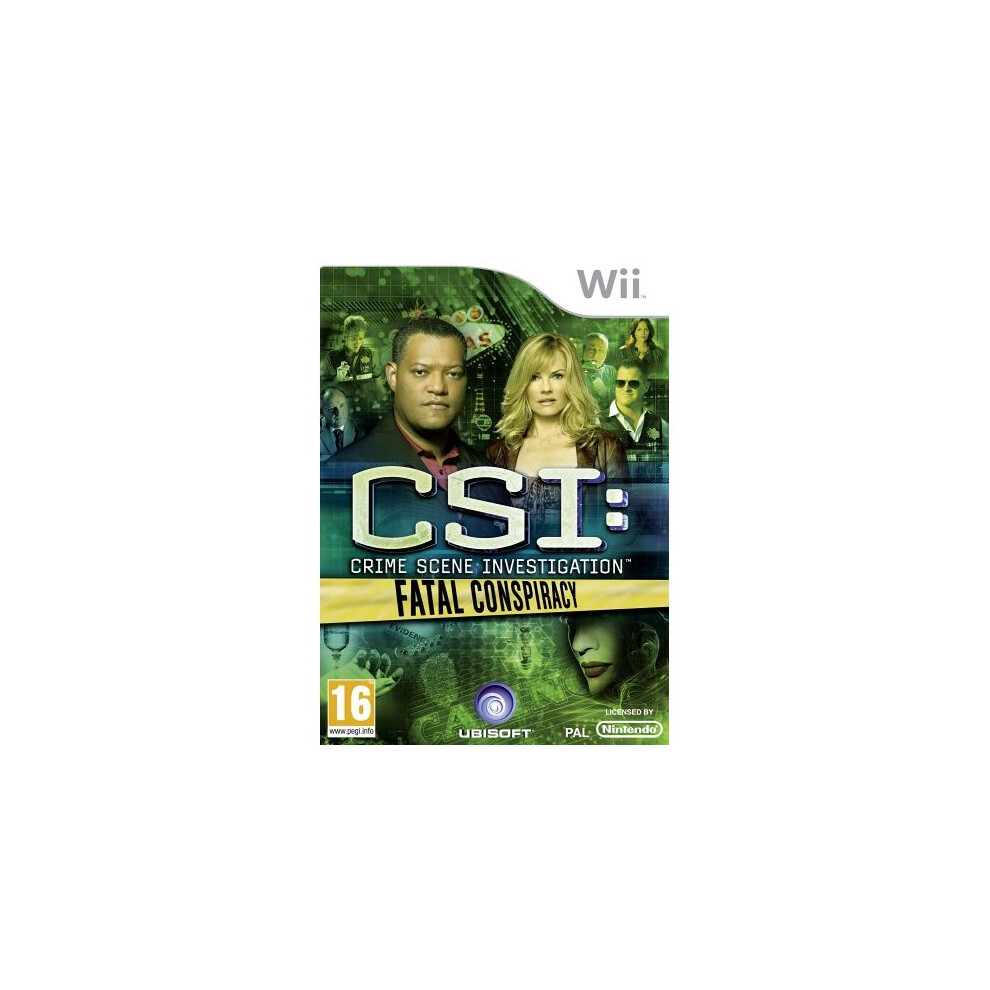 Csi: Fatal Conspiracy (Wii) 3307217935413