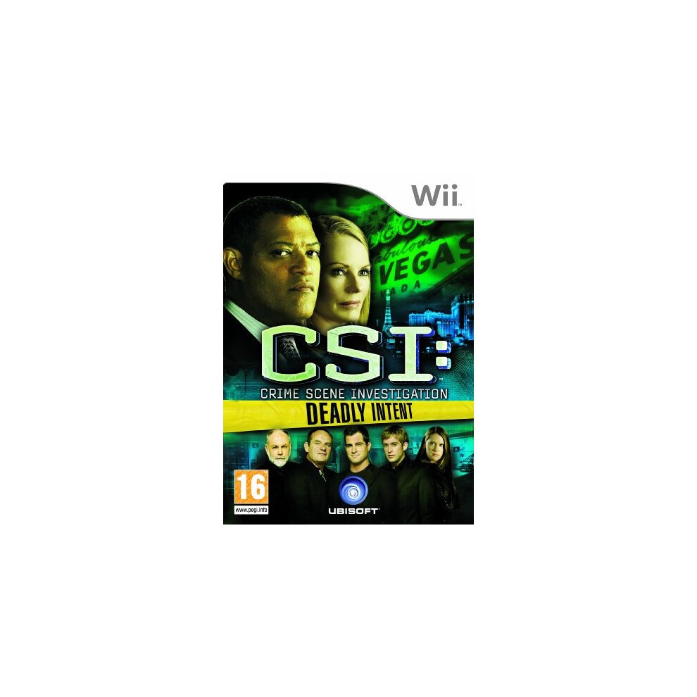 Csi: Crime Scene Investigation - Deadly Intent (Wii) 3307211671973