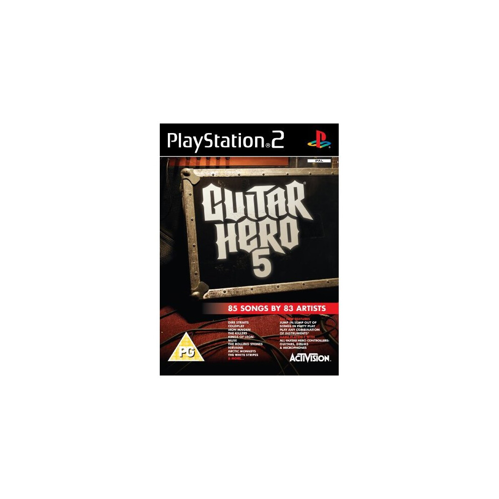 Guitar Hero 5 - Game Only (Ps2) 5030917072260