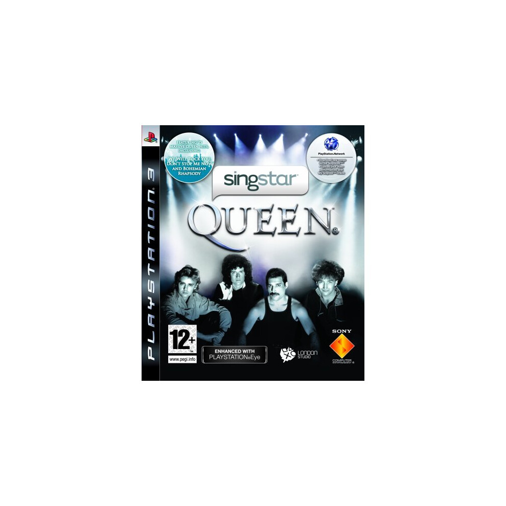 Singstar Queen - Playstation Eye Enhanced (Ps3) 711719157243