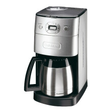 Cuisinart DGB650BCU Grind & Brew Automatic Coffee Maker, 10-Cup, Stainless Steel, Built-in Ceramic Burr Grinder