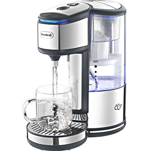 Breville VKJ367 Brita Filter Hot Cup Kettle with Variable Dispense - 1.8L, 3kW Cordless Boils to 100C