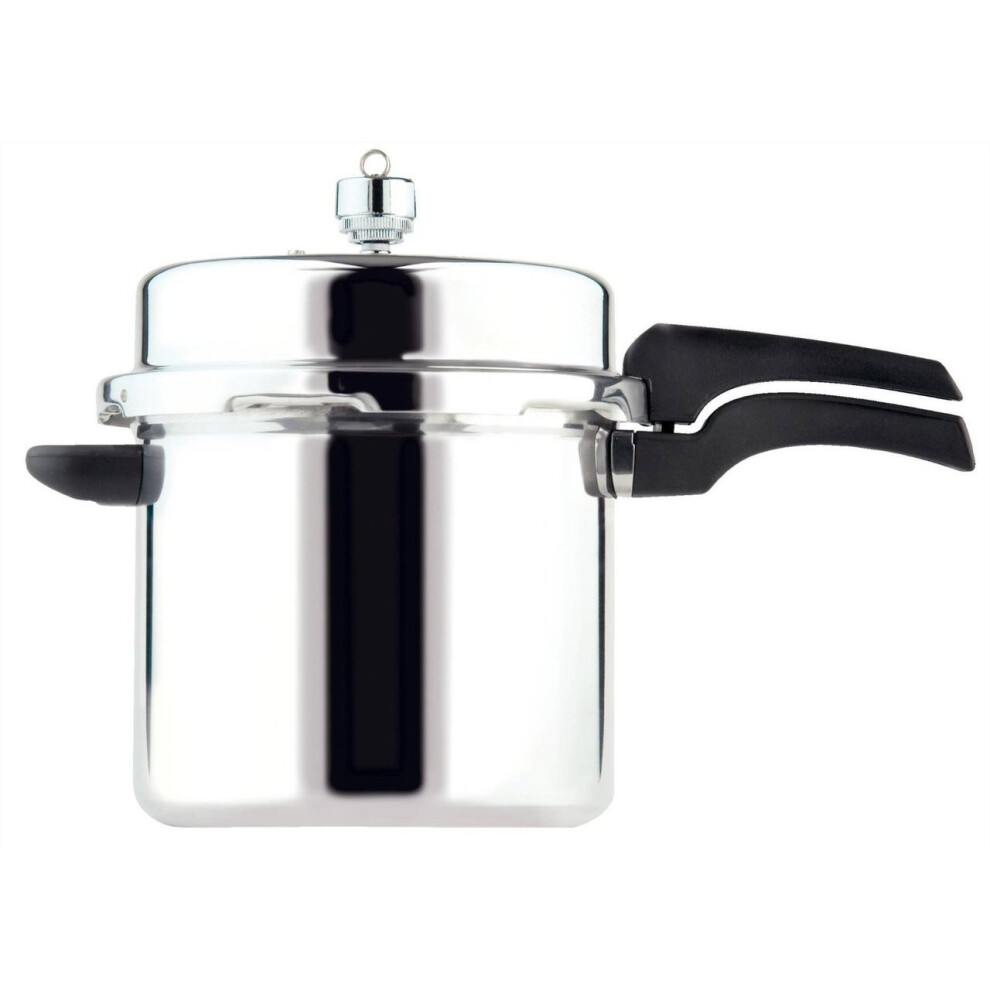 Prestige Pressure Cooker in Aluminium Large Size Kitchen Sturdy Cookware - 6L