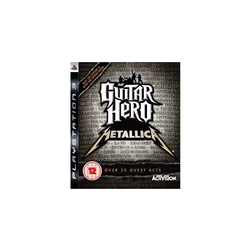 Guitar Hero: Metallica - Game Only (PS3)-image-OPC-P8ZRG2-REFURBISHED