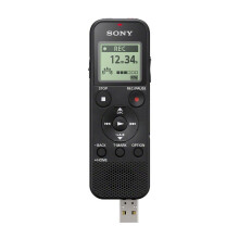 Registratore vocale Sony ICD-PX370 - 4 Go - Nero - Microfono integrato - Stereo - USB