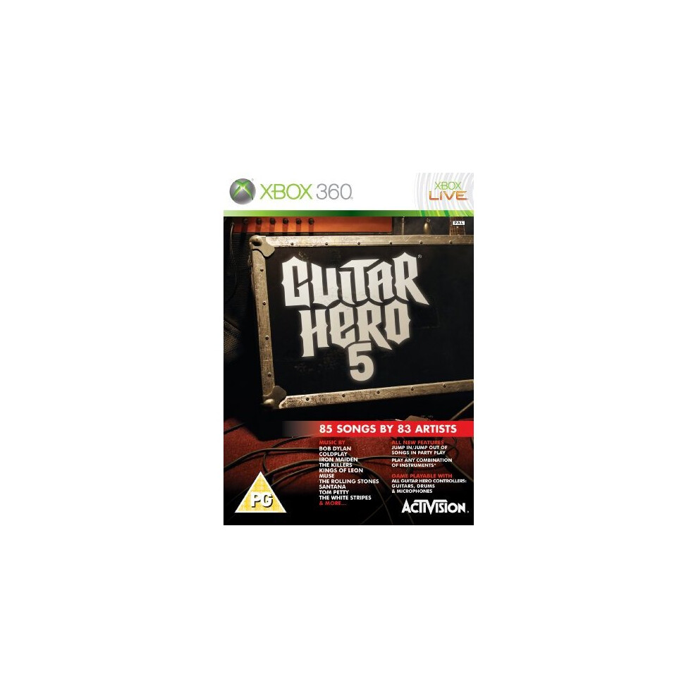 Guitar Hero 5 - Game Only (Xbox 360) 5030917072116