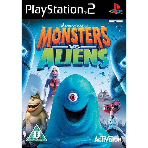 Ps2 - Monsters vs. Aliens (PS2)
