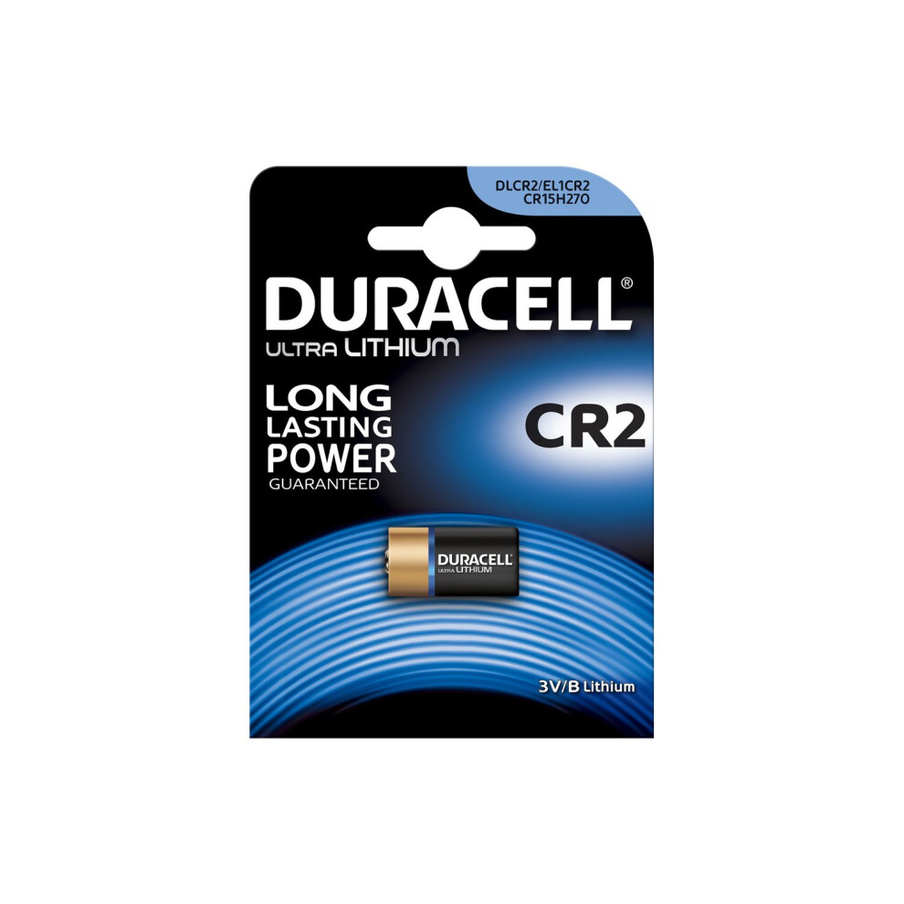 Duracell CR2 3V Lithium Battery for High-Drain Digital Cameras and Flashes