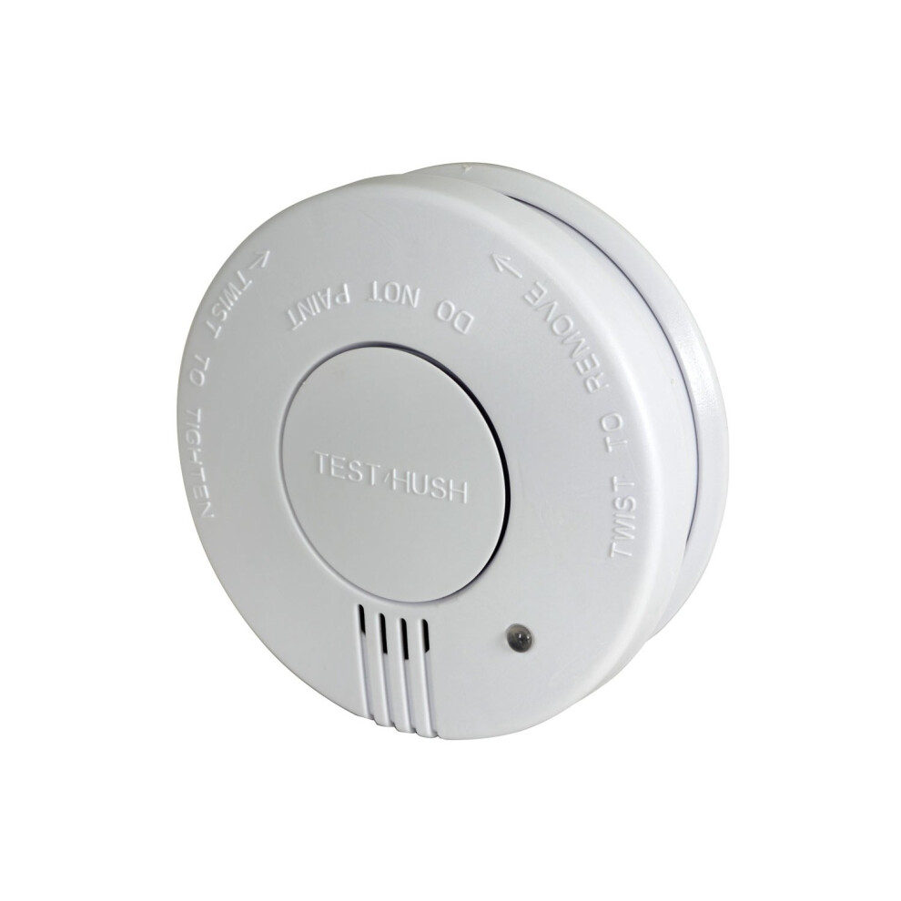 Photoelectric Smoke Detector with Hush Feature