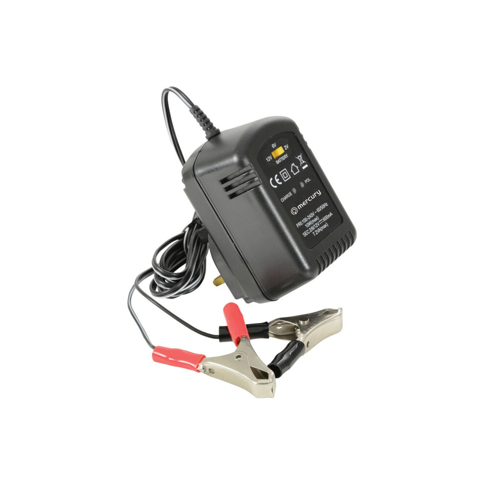 2/6/12V 600Ma Lead Acid Battery Charger 5015972185018