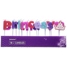 Princess Pick Candles - /18